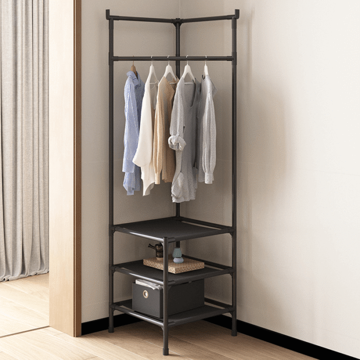 Portant d’angle multifonction – Gain de place intelligent - Image 2