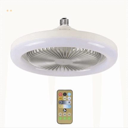 Ventilateur plafonnier LED 2-en-1 avec éclairage intégré