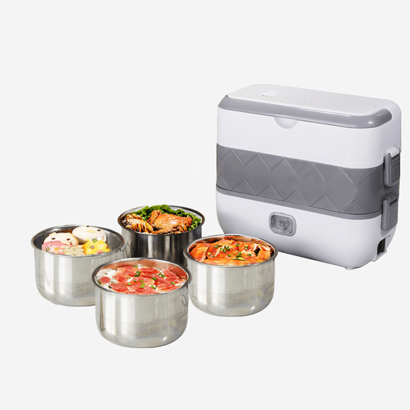 H24886e28496643a3a8a3d95ddf3cd655R Lunch Box Chauffante Électrique – Boîte Repas Portable - Image 2