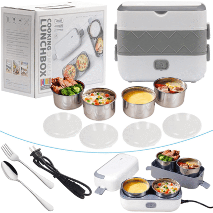 Lunch Box Chauffante Électrique – Boîte Repas Portable